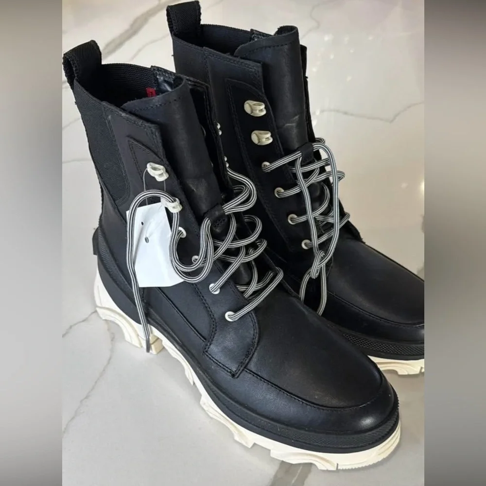 SOREL Women's Brex Boots Lace — Waterproof Leather Rain Boot size 9 - Picture 6 of 10